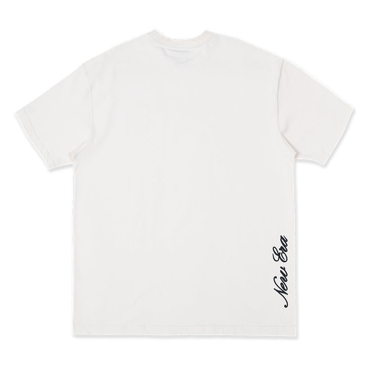 New Era Basic Light Cream Oversized Short Sleeve T-Shirt