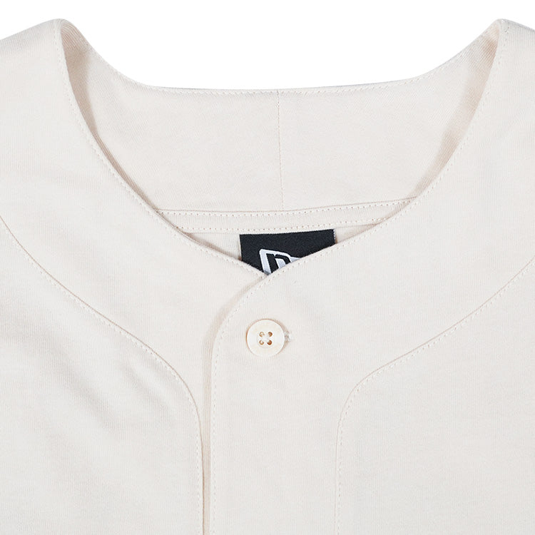 New Era Basic Light Cream Baseball Jersey