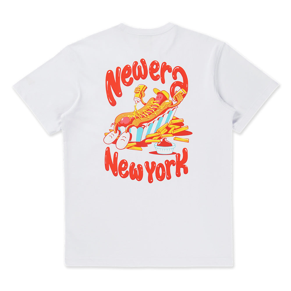 New Era Foodie FW26 White COOLERA Short Sleeve T-Shirt
