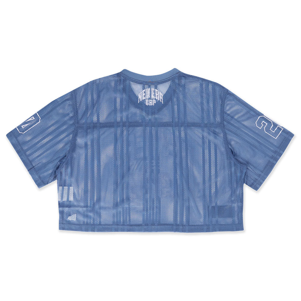 New Era 1920 Wordmark Street Archived Oceanside Blue Women Crop American Football Jersey