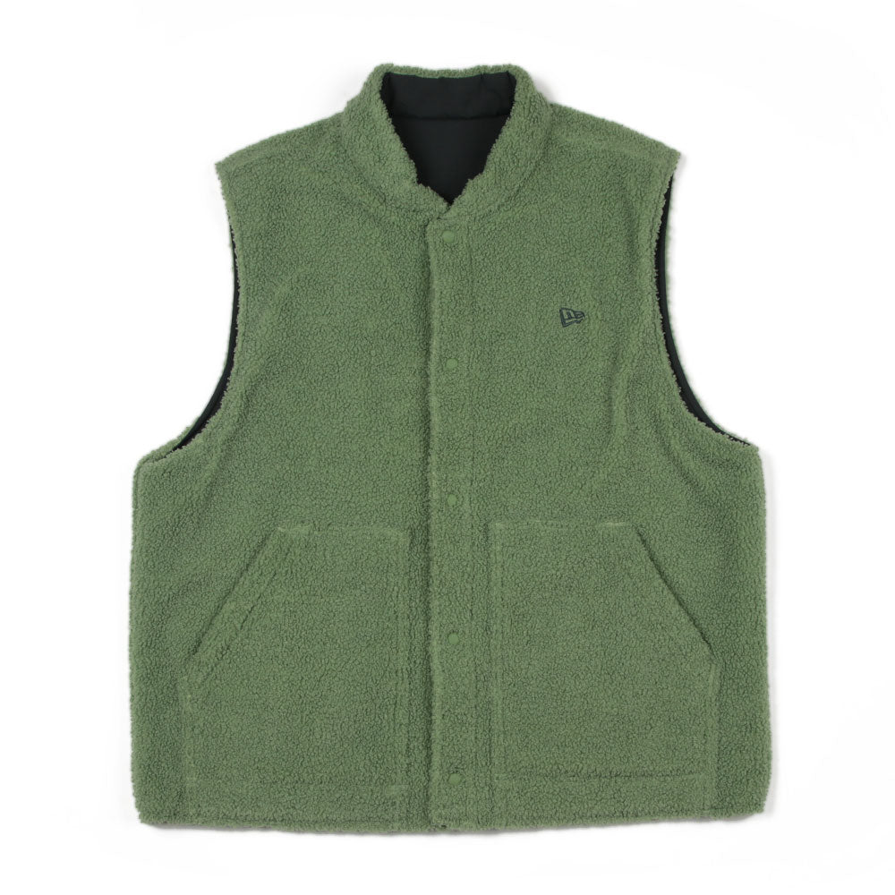 New Era Logo Outdoor Green Black Reversible Vest