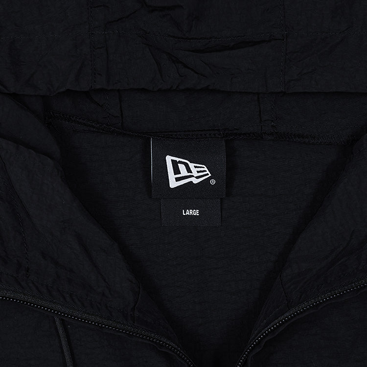 New Era Script Basic Black Zip Up Windbreaker