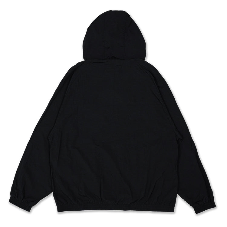 New Era Script Basic Black Zip Up Windbreaker