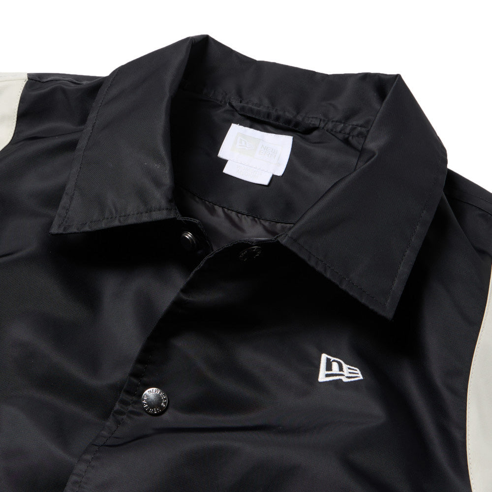New Era Flag Women Black Women Nylon Varsity Jacket