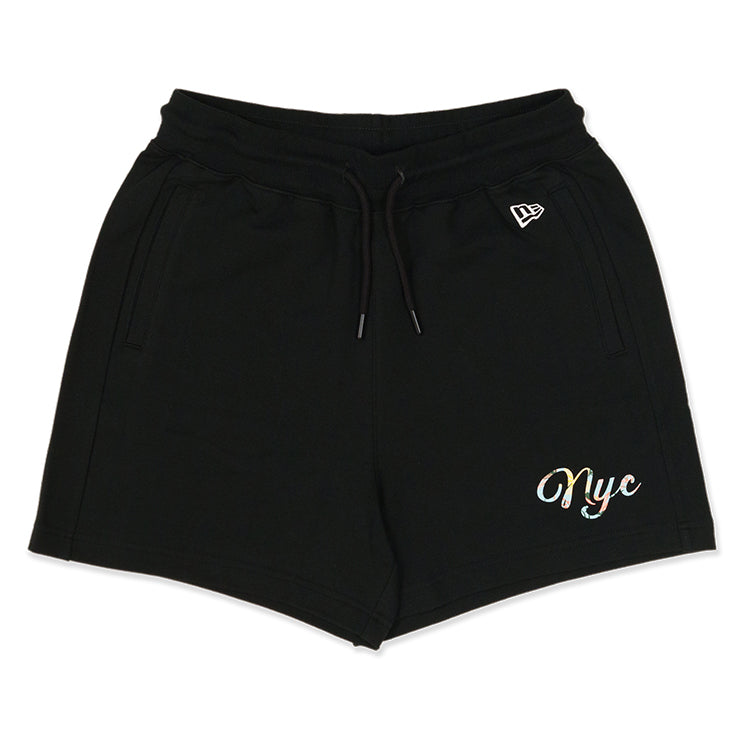 New Era NYC Women Floral Black Shorts