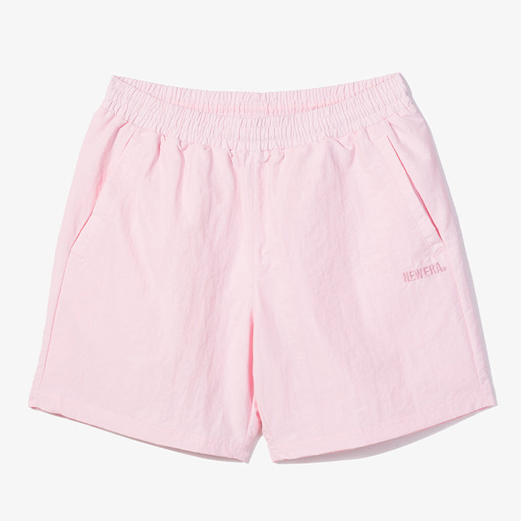 New Era Nylon Summer Pink Woven Shorts