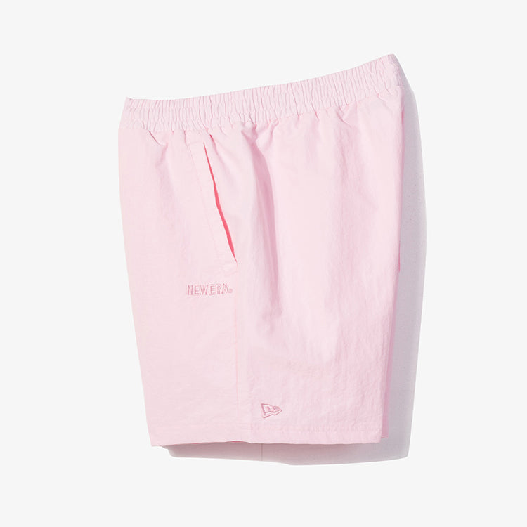 New Era Nylon Summer Pink Woven Shorts