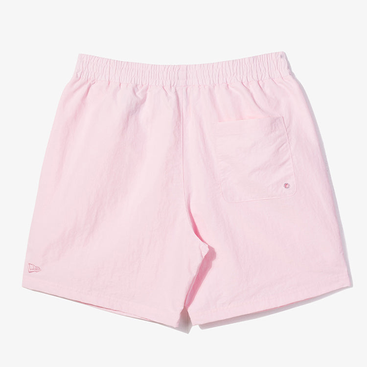 New Era Nylon Summer Pink Woven Shorts