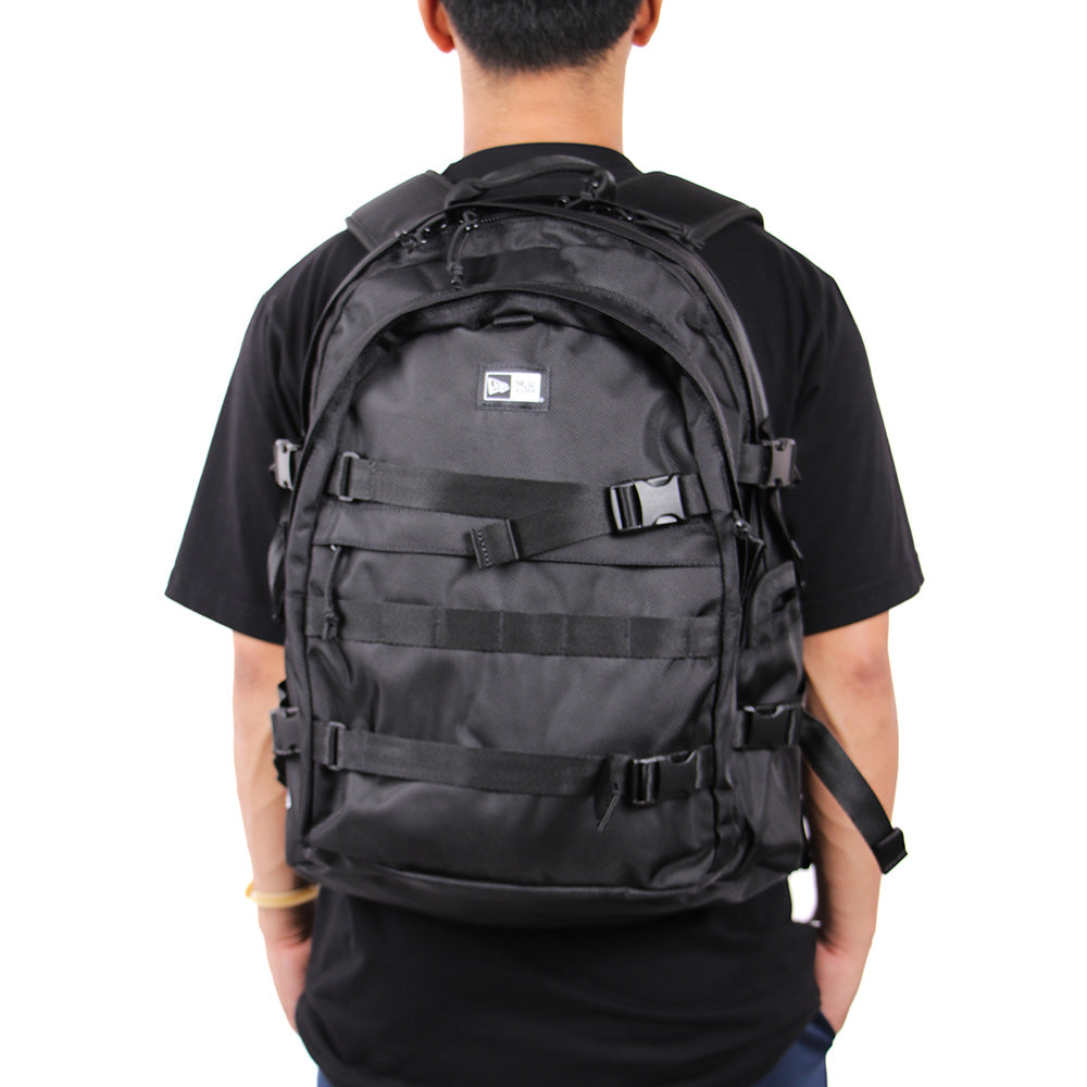 New Era Box Logo Black 1680D Carrier Backpack Bag