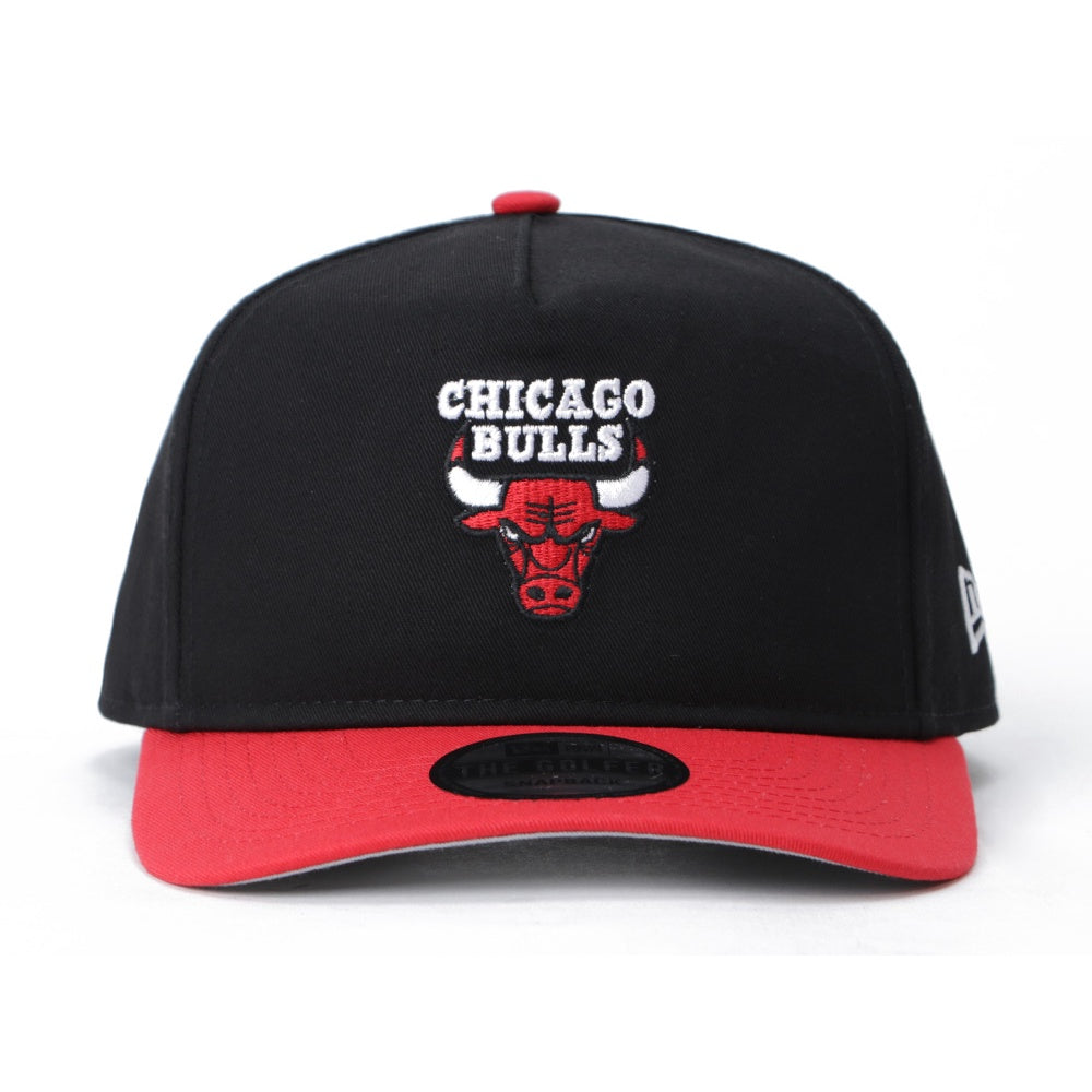 Chicago Bulls NBA Black Red Golfer Cap