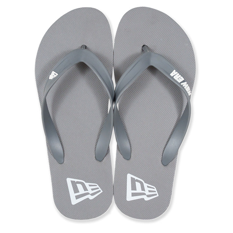 New Era Flag Dusty Charcoal Flip Flops