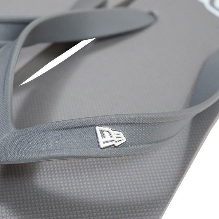 New Era Flag Dusty Charcoal Flip Flops