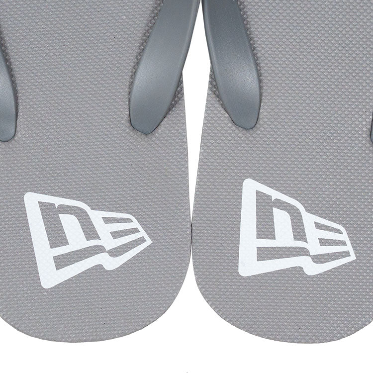 New Era Flag Dusty Charcoal Flip Flops