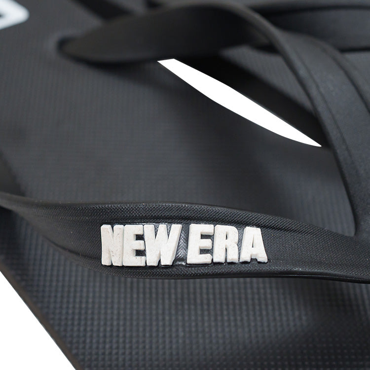 New Era Flag Black Flip Flops