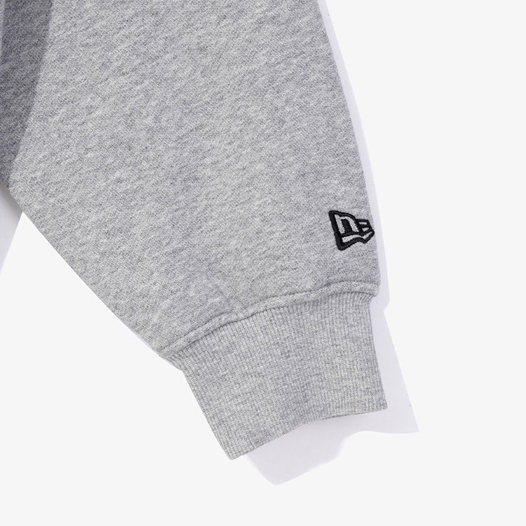 New Era Wordmark Relaxed Essential Gray Pullover Hoodie