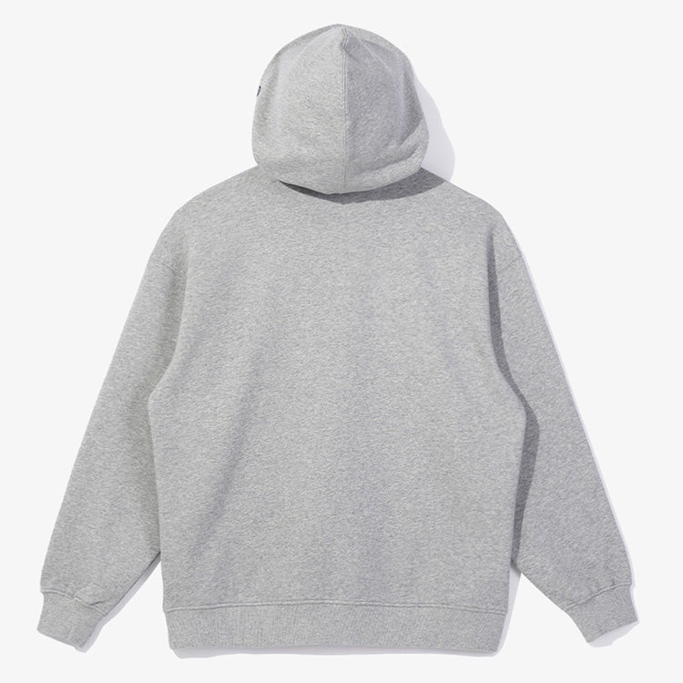 New Era Wordmark Relaxed Essential Gray Pullover Hoodie