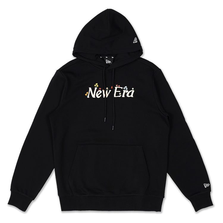 New Era Wild Floral Black Hoodie