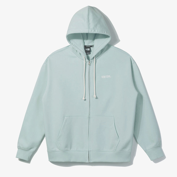 New Era Essential Pale Blue Full Zip Hoodie