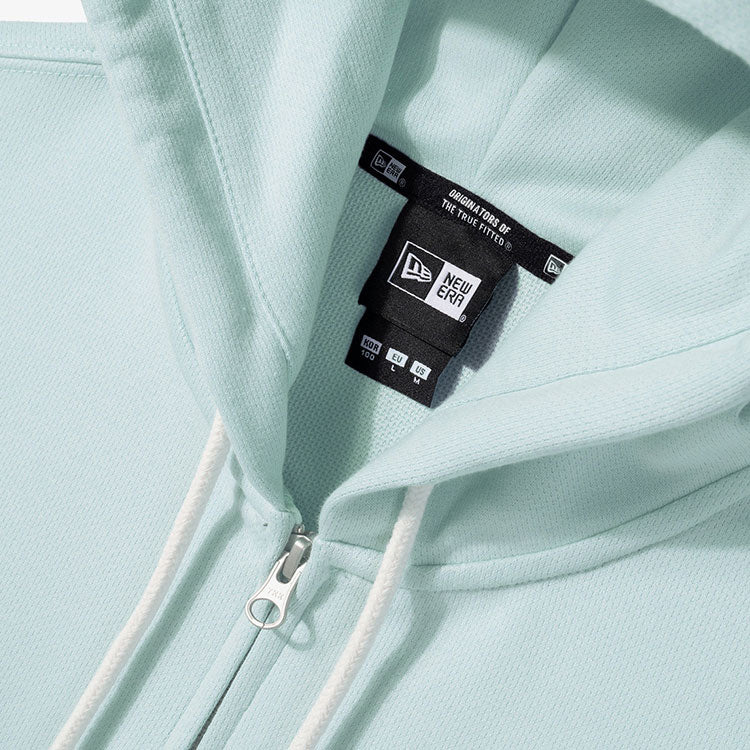 New Era Essential Pale Blue Full Zip Hoodie