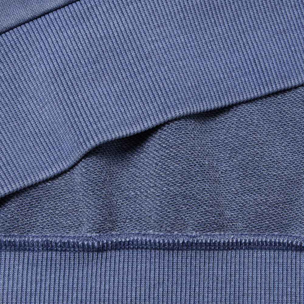 New Era Wordmark Garment Dye Blue Crewneck Sweatshirt