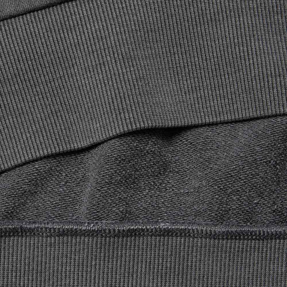 New Era Wordmark Garment Dye BlackCrewneck Sweatshirt