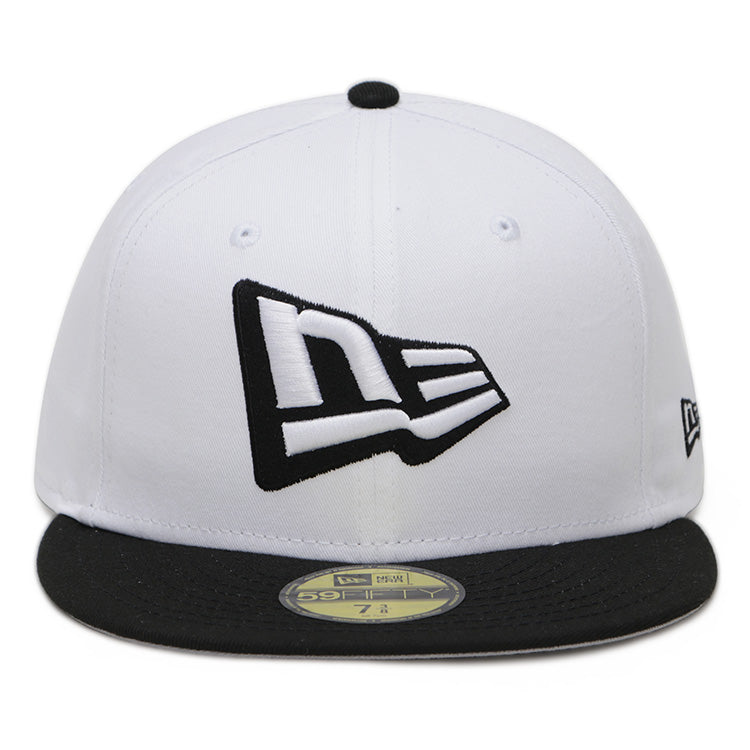 New Era Flag Black White 59FIFTY Fitted Cap (PH Exclusive)