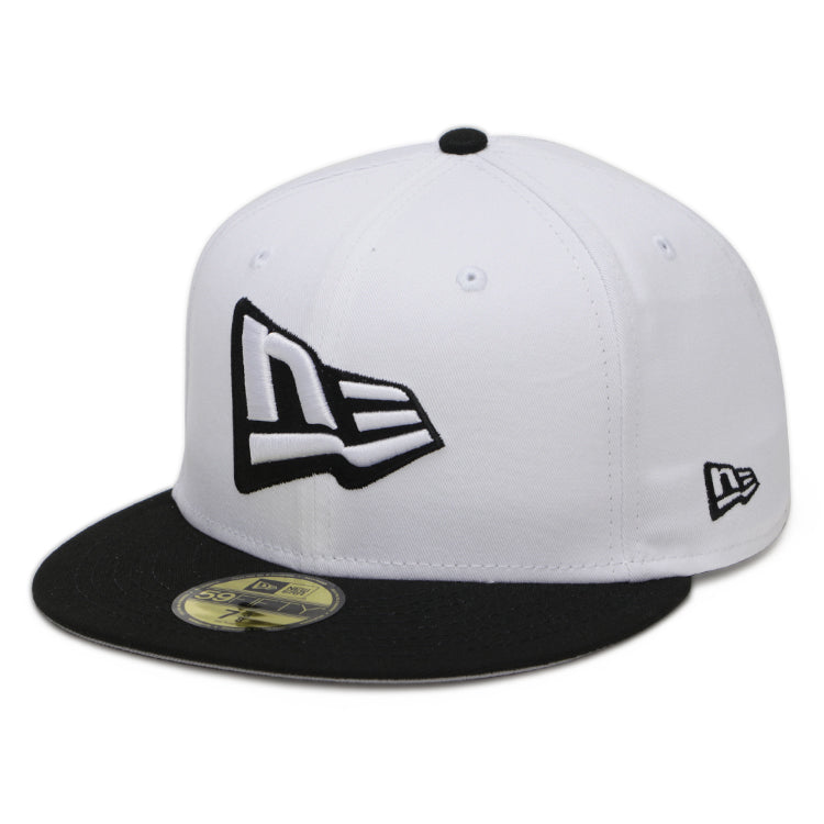 New Era Flag Black White 59FIFTY Fitted Cap (PH Exclusive)