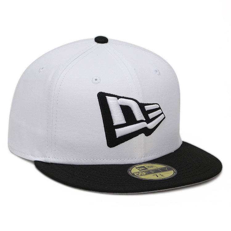 New Era Flag Black White 59FIFTY Fitted Cap (PH Exclusive)