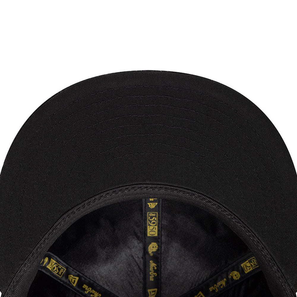 New Era NE Script Black Logo 2025 59FIFTY Day Black All Over 59FIFTY Fitted Cap