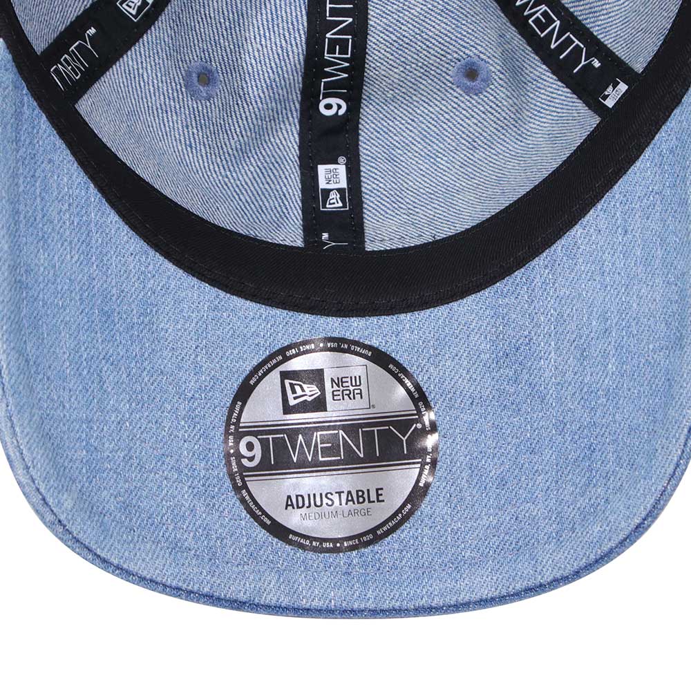Wordmark Patch NE1920 Washed Denim 9TWENTY Adjustable Cap