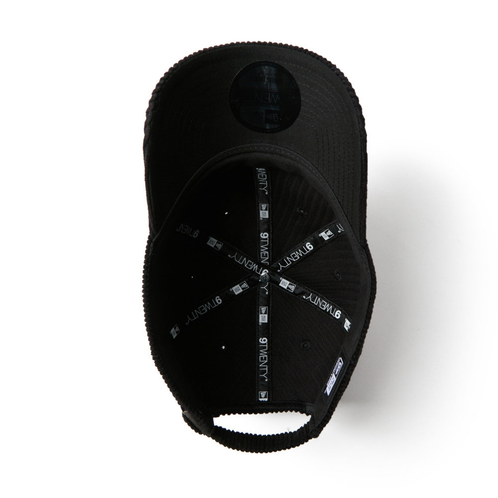 New Era Basic Corduroy Black 9TWENTY Adjustable Cap