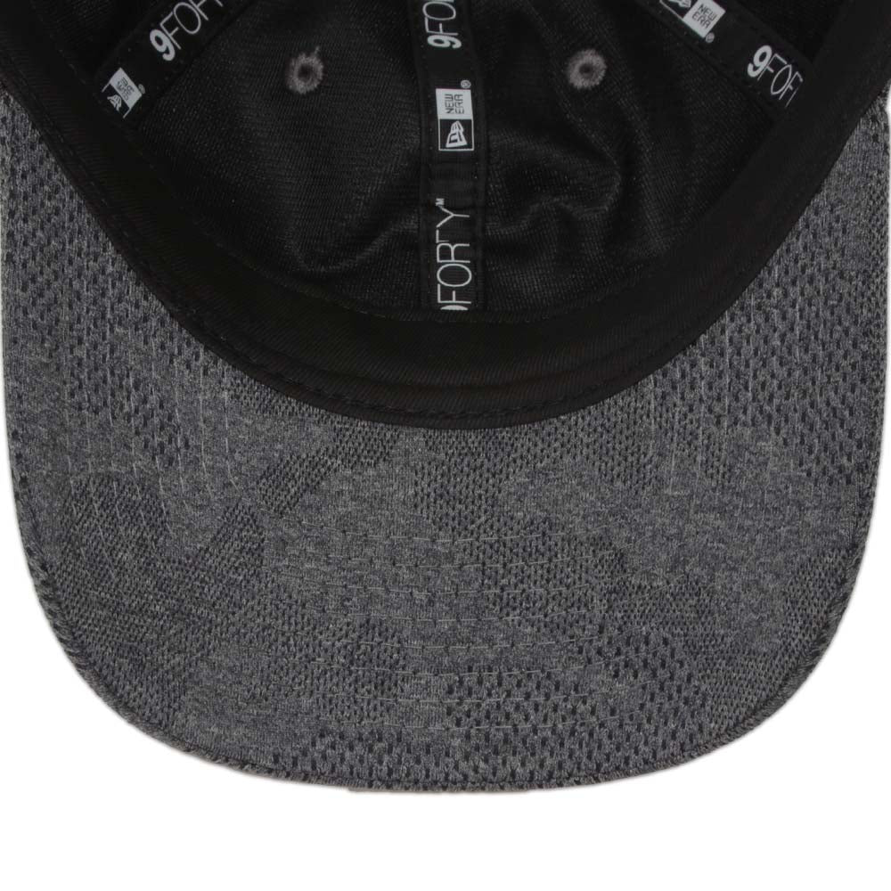 New Era Wordmark Engineered Plus Black 9FORTY Unstructured Adjustable Cap