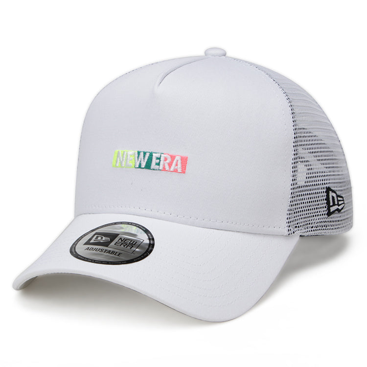 New Era Wordmark 1920 White 9FORTY A-Frame Trucker Cap