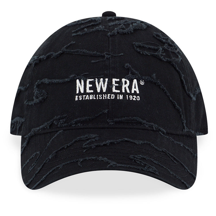 New Era Destroyed Camo Black 9FORTY Adjustable Cap