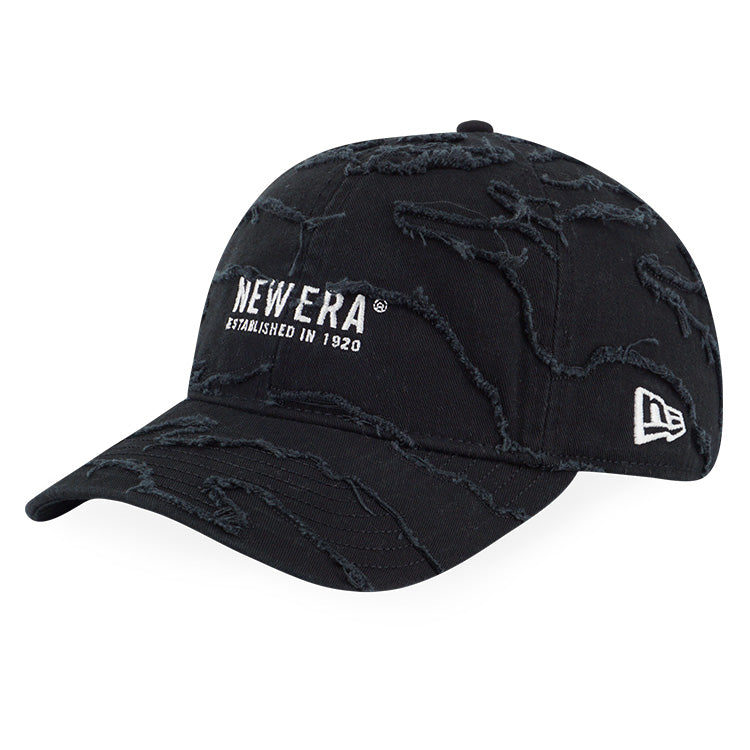 New Era Destroyed Camo Black 9FORTY Adjustable Cap