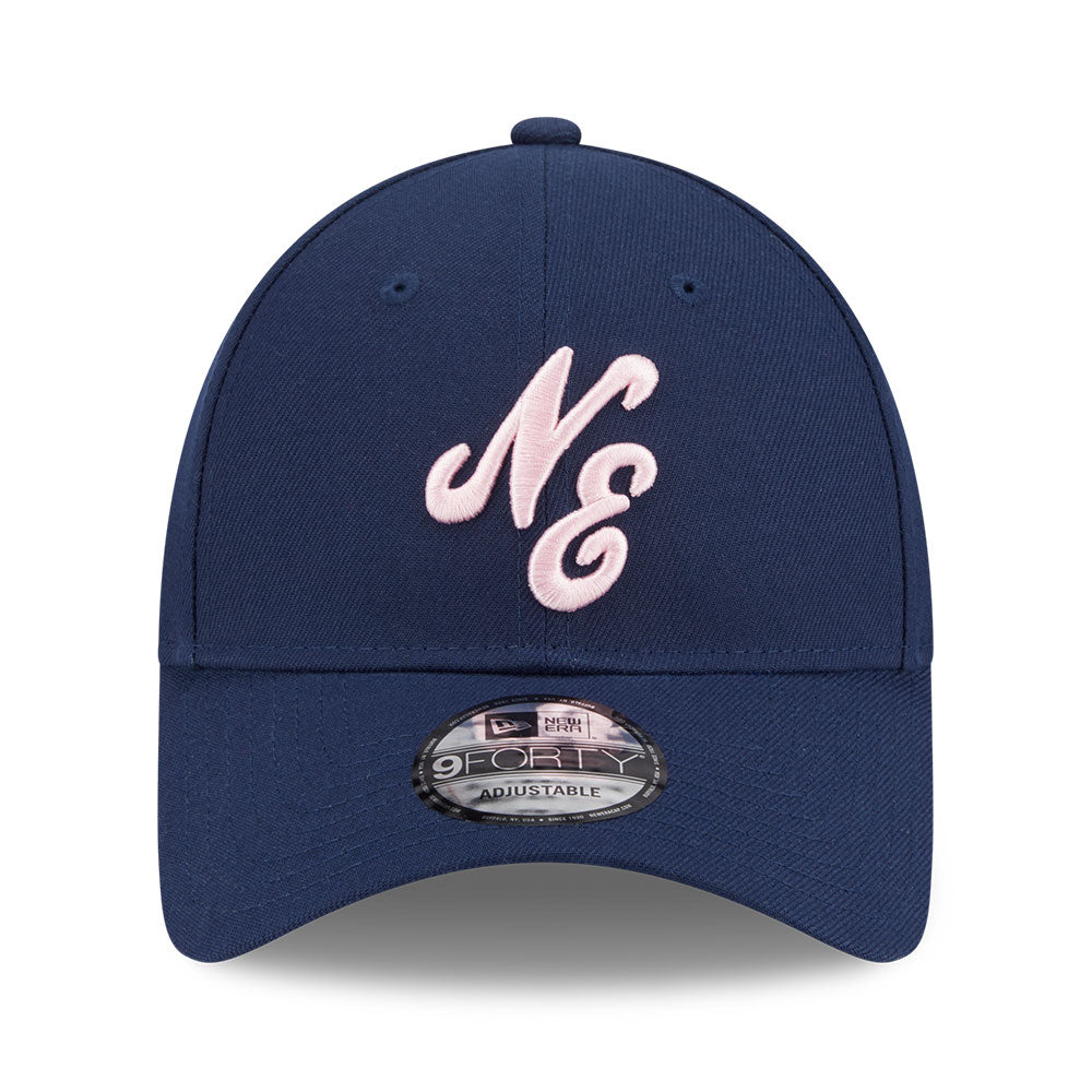 New Era Script Sakura Pack SS26 Oceanside Blue 9FORTY Adjustable Cap