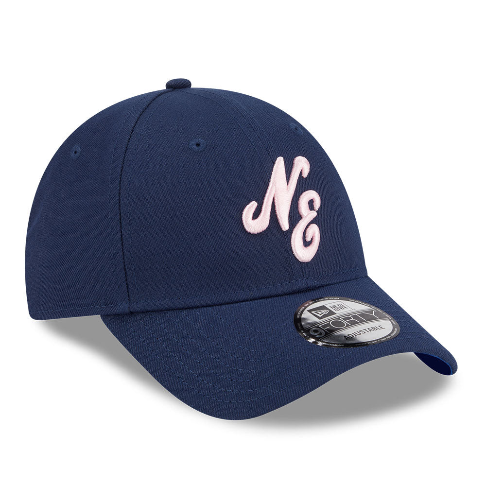 New Era Script Sakura Pack SS26 Oceanside Blue 9FORTY Adjustable Cap