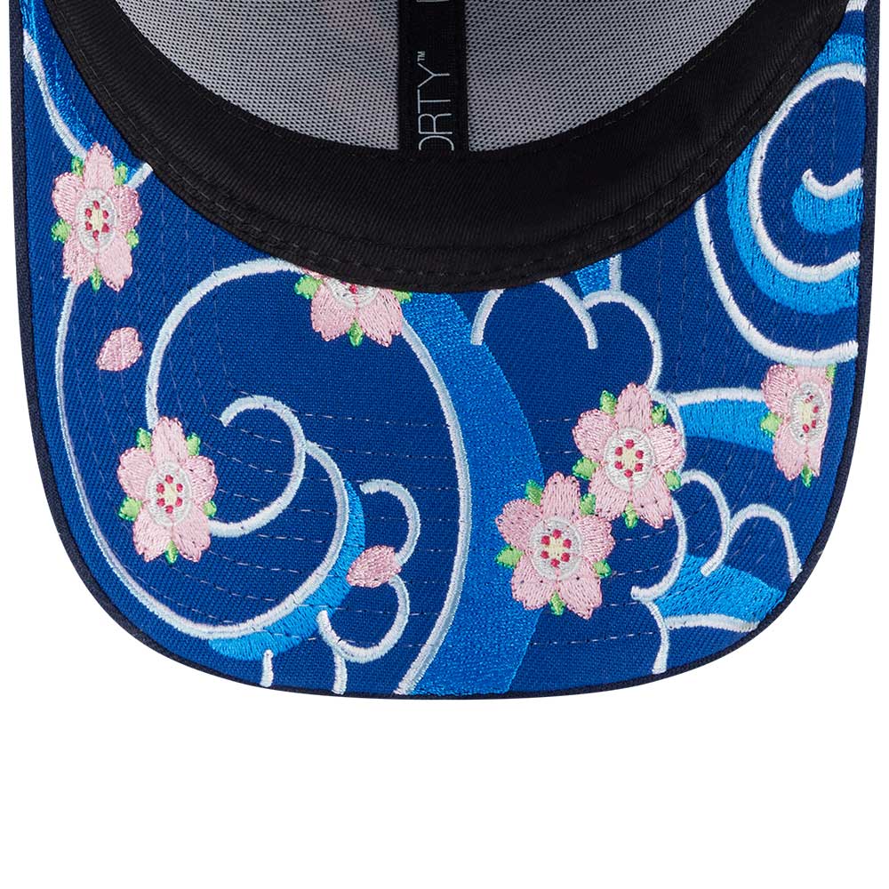 New Era Script Sakura Pack SS26 Oceanside Blue 9FORTY Adjustable Cap