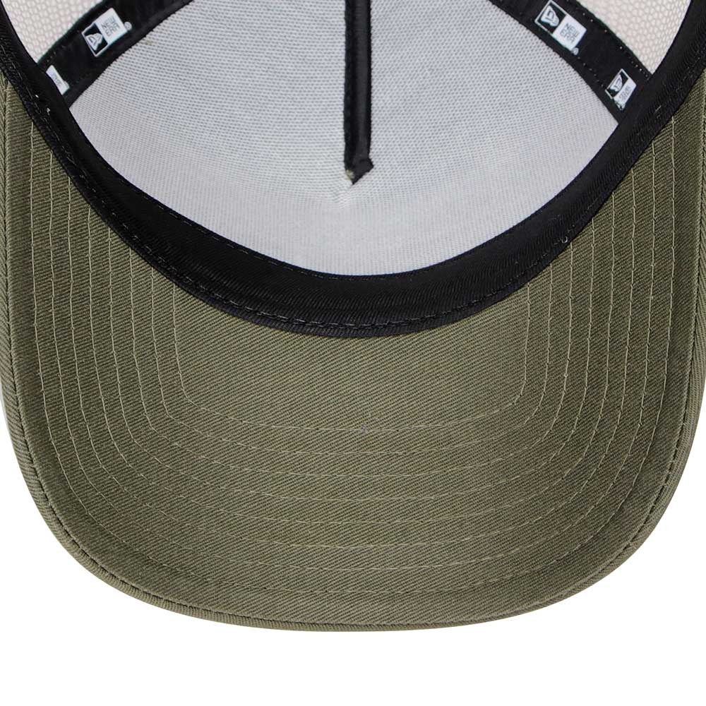 New Era NE Summer Patch New Olive 9FORTY E-Frame Trucker Cap