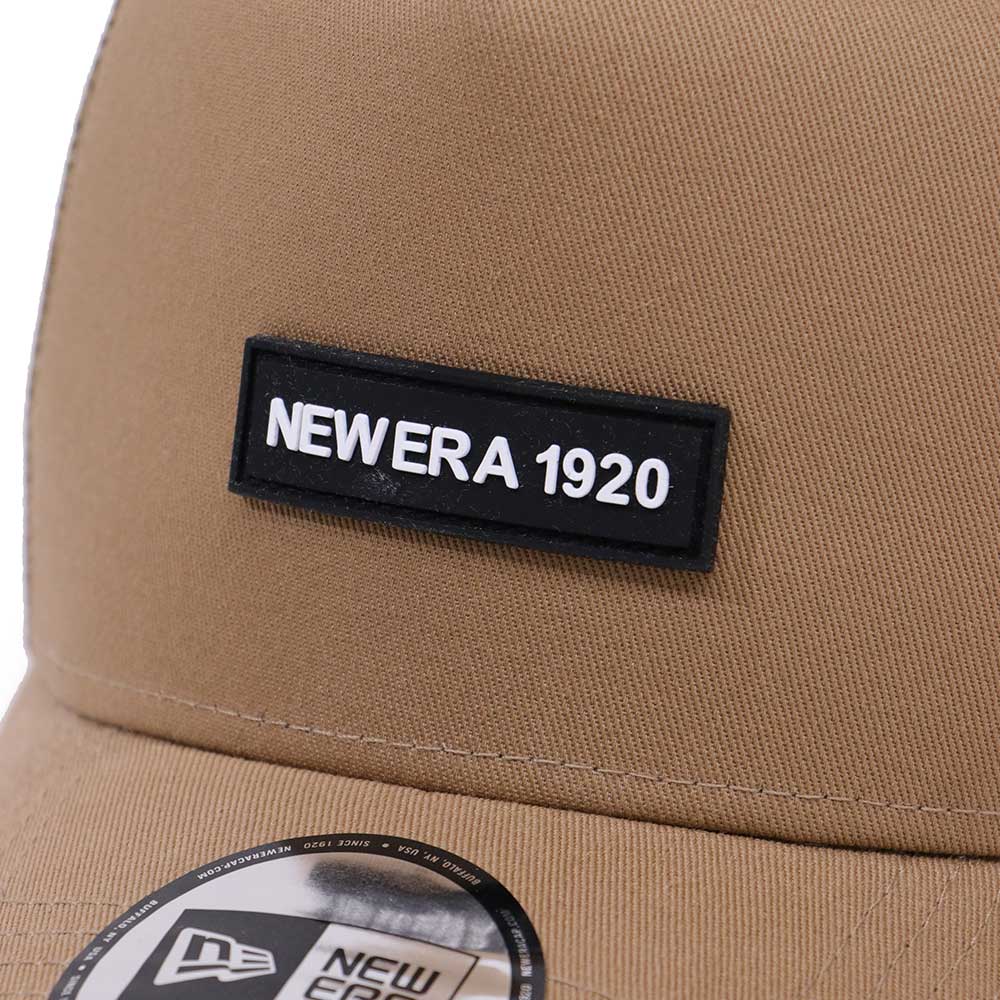 Wordmark Patch NE1920 Khaki 9FORTY A-Frame Trucker Cap