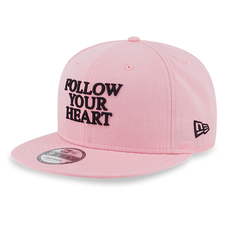 New Era My Valentine Script Rose Pink 9FIFTY Snapback Cap