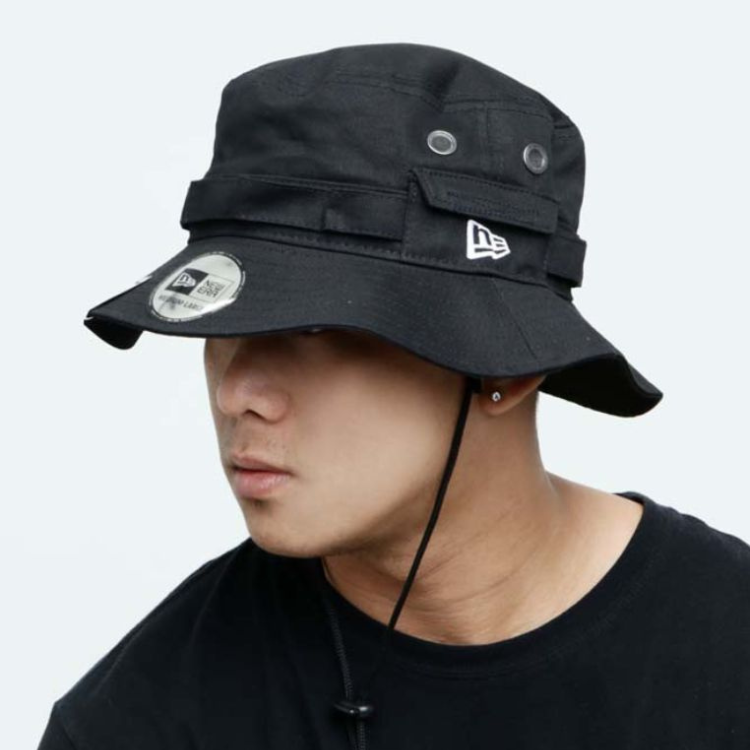 New Era Basic Item New Edition Black Adventure Bucket Cap (ESSENTIAL)