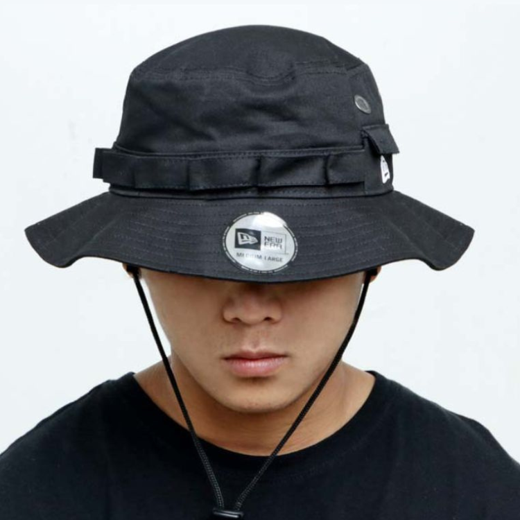 New Era Basic Item New Edition Black Adventure Bucket Cap (ESSENTIAL)