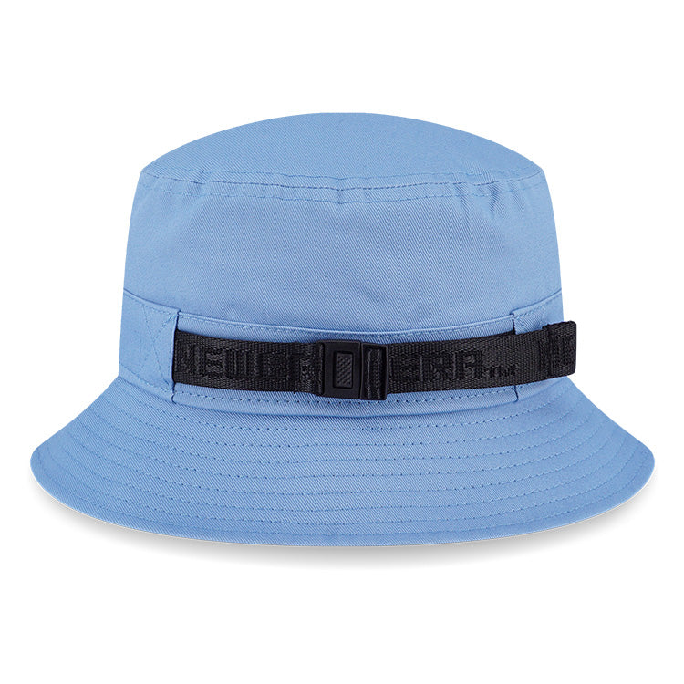 New Era Plain Caroline Blue Strap Bucket Hat