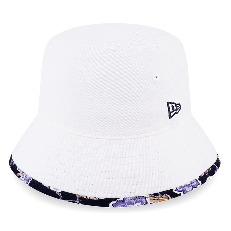 New Era Festival Floral White Bucket Hat