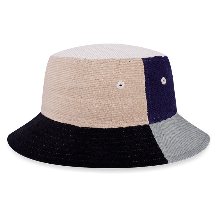 New Era Originators of the True Fitted Script Corduroy Multicolor Bucket Hat