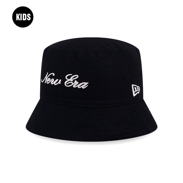 New Era Kids Basic Black White Reversible Bucket Hat New Era PH