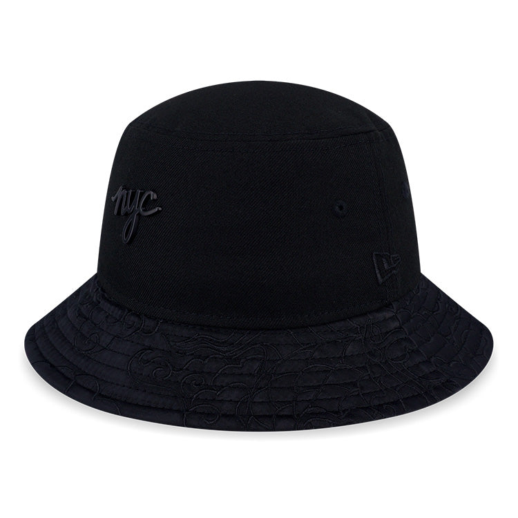 New Era NYC Script Year of the Dragon Black Bucket Hat