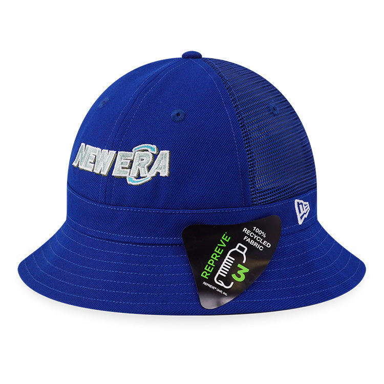 New Era Wordmark REPREVE® & Mesh Navy Explorer Bucket Hat