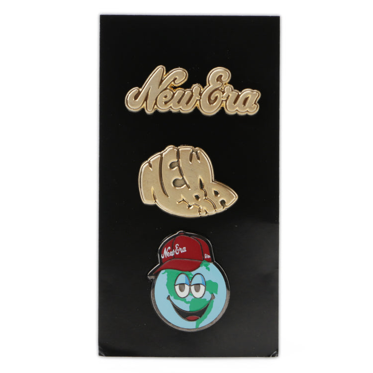 New Era Triple Pack Branded Pins Accessory